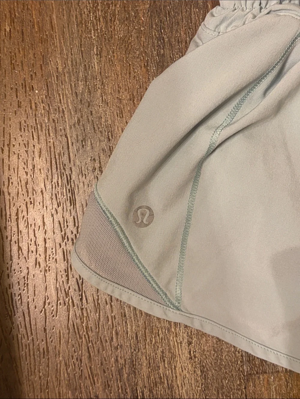 Lululemon Light Sage Hottie Hot Running Shorts
